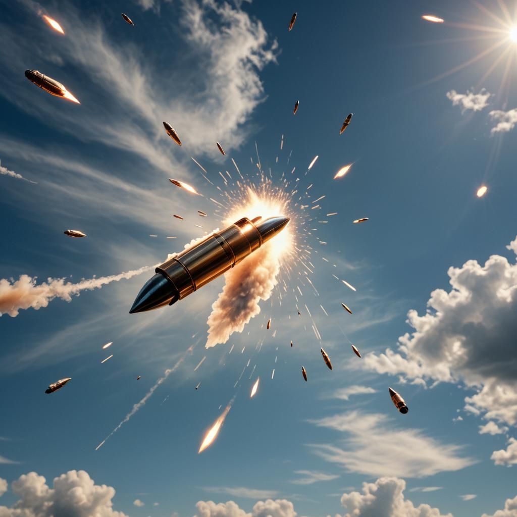 Hyper-Realistic Bullet in Flight