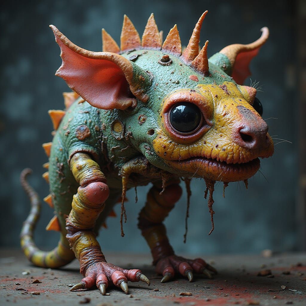 Surreal Digital Art of a Bizarre Hybrid Creature