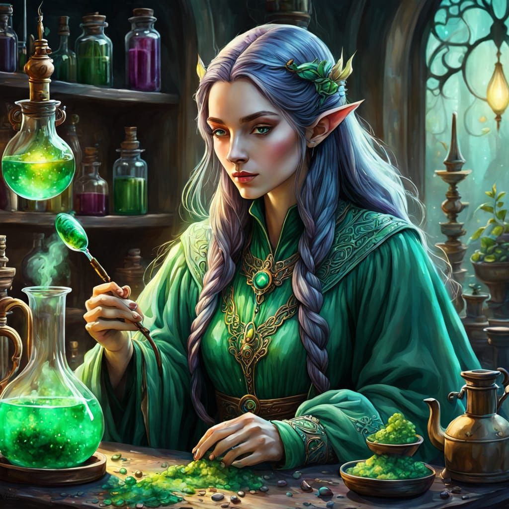 Elven Alchemist