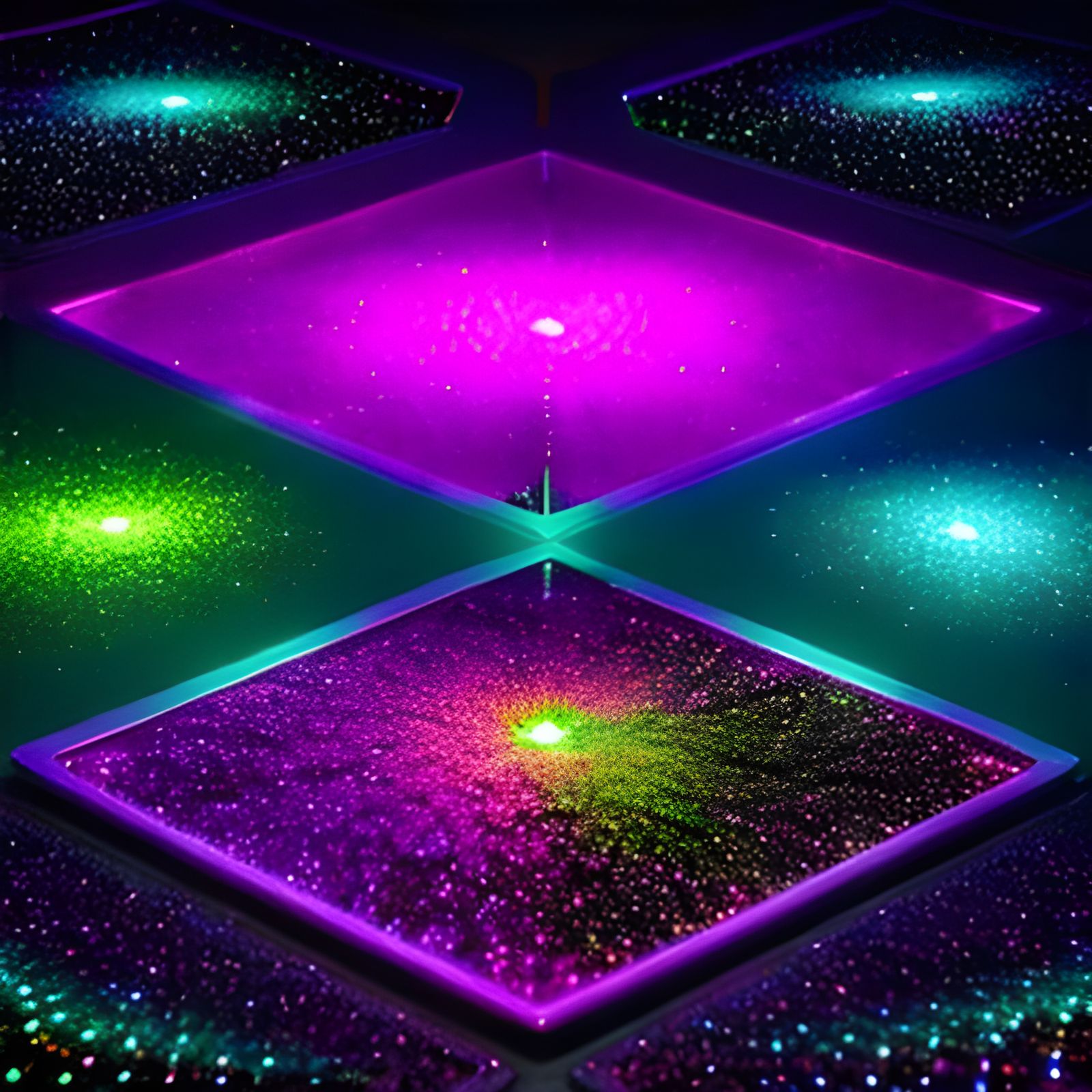 Neon Infinity: A 3D Optical Illusion