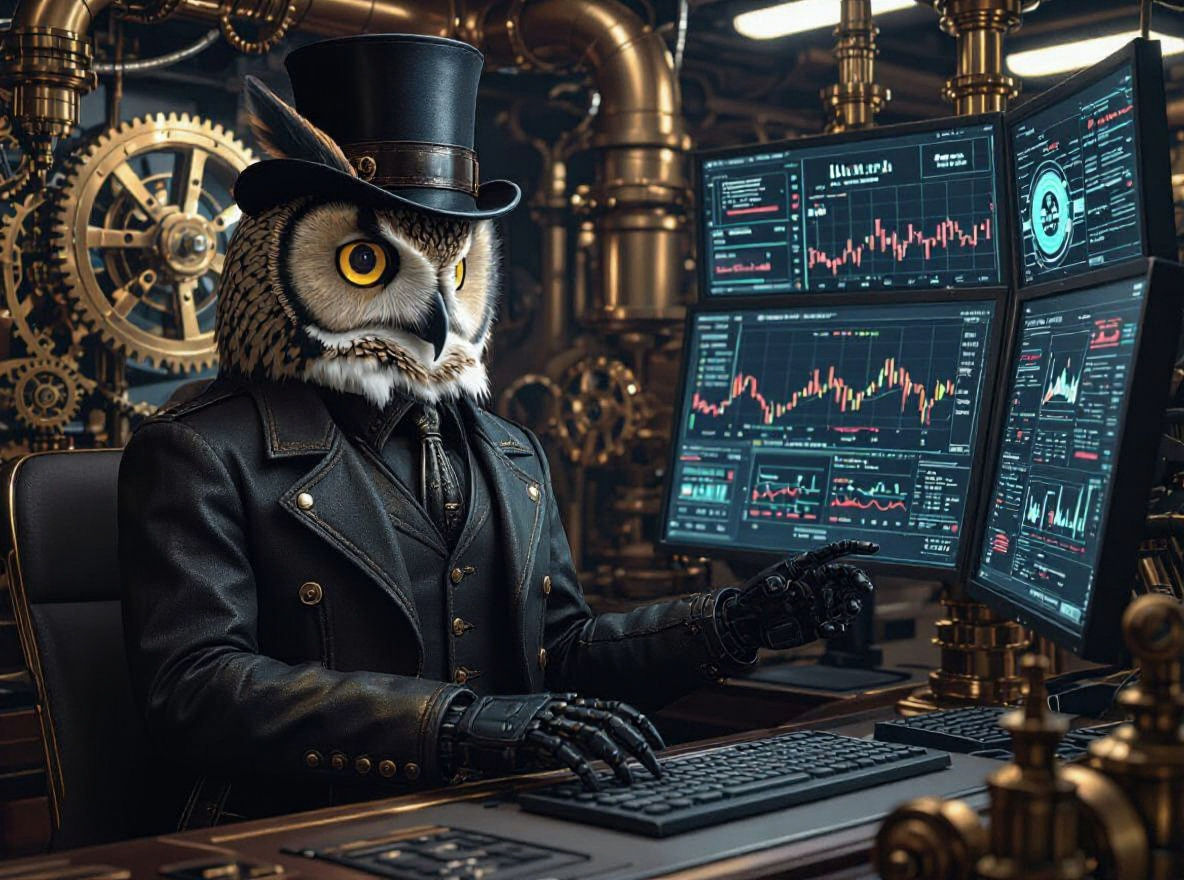 Steampunk Owl Using Algorithmic Trading Platform