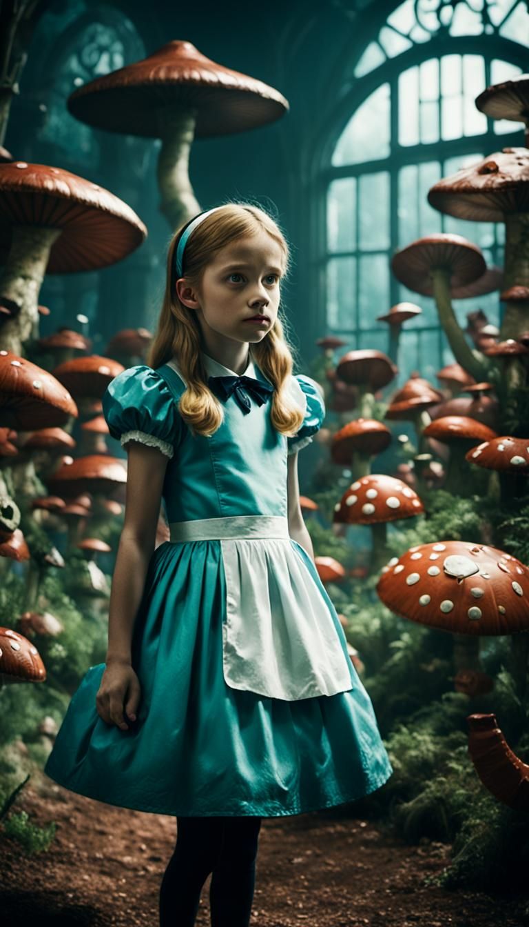 Cinematic Alice in Wonderland Film Still