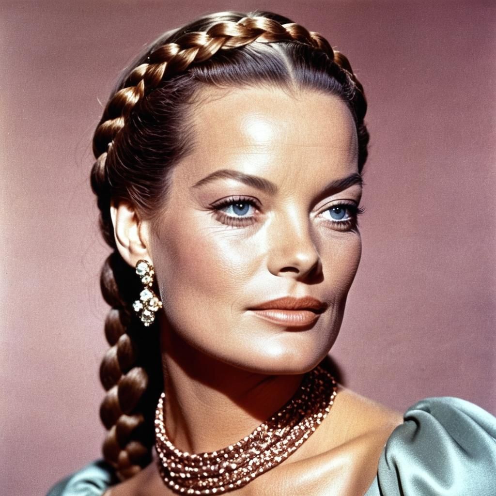 Romy Schneider as Brunhilde in Rose Gold