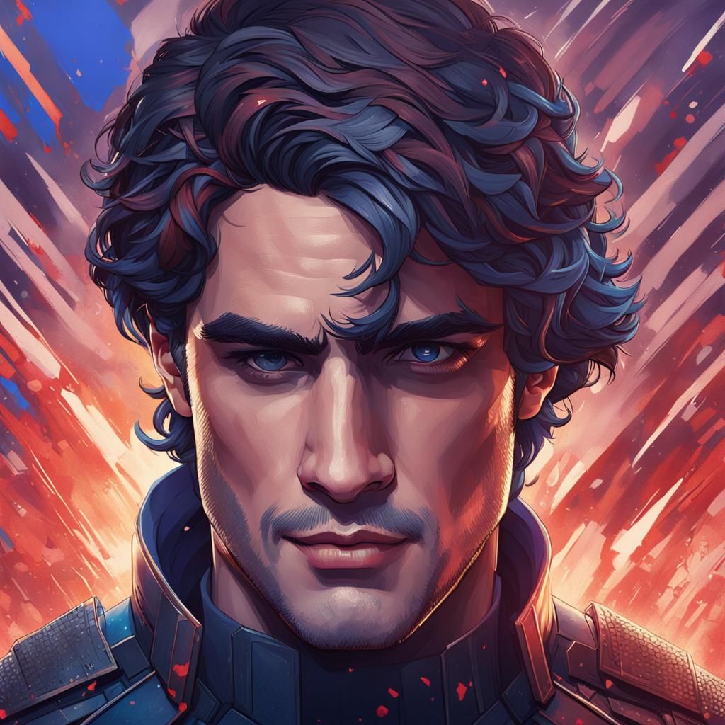 Winter Soldier Portrait in Artgerm Style