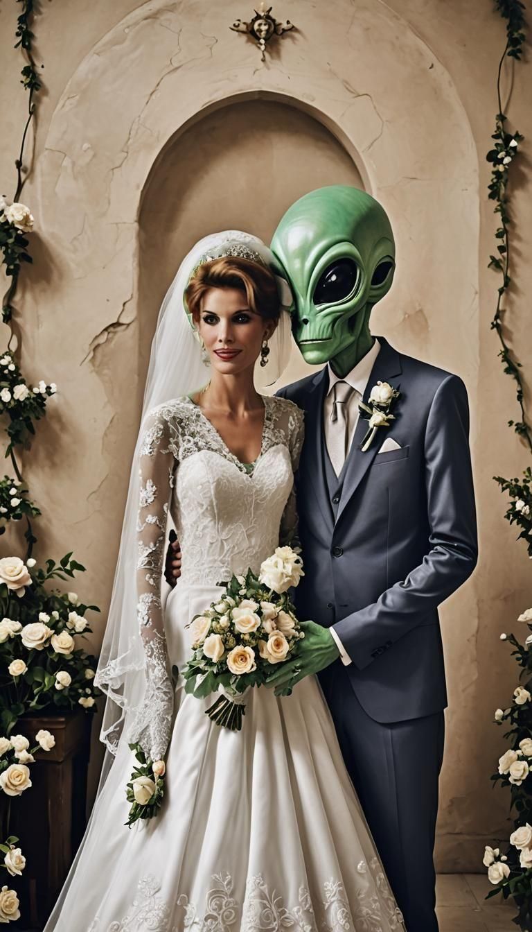 Interstellar Wedding: Human and Alien United