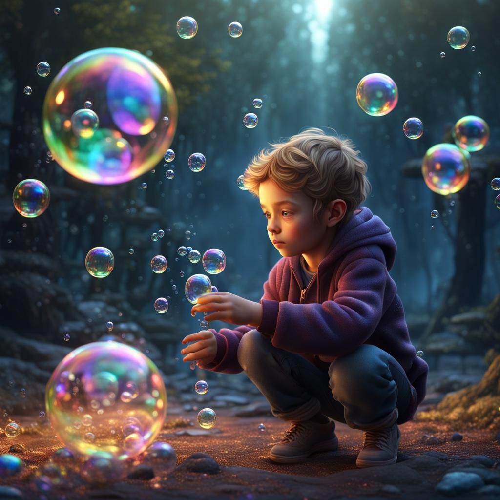 Magic bubbles.