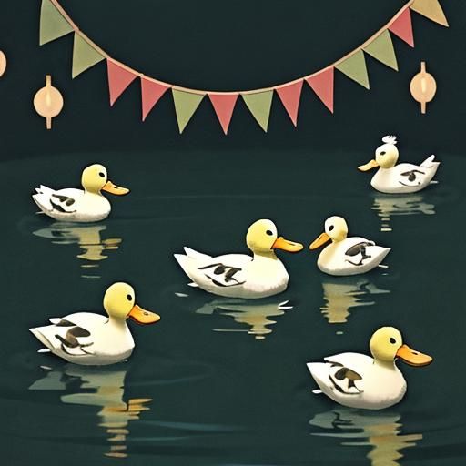 Ducks Host a Sophisticated Party