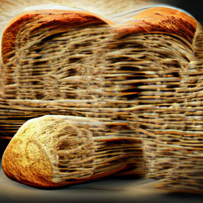 Golden Brown Loaf of Freshly Baked Bread