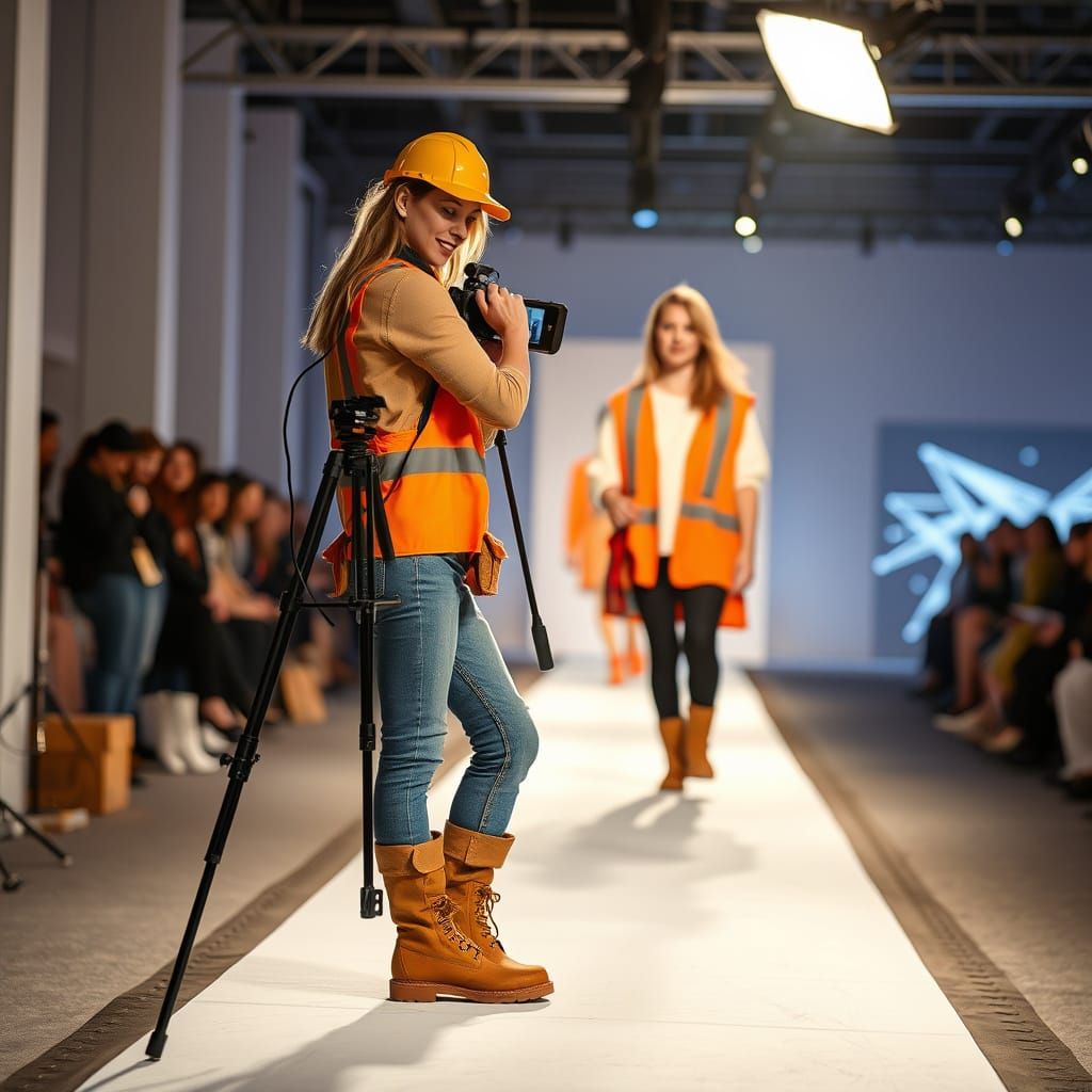 Working Woman Shines Bright on the Catwalk