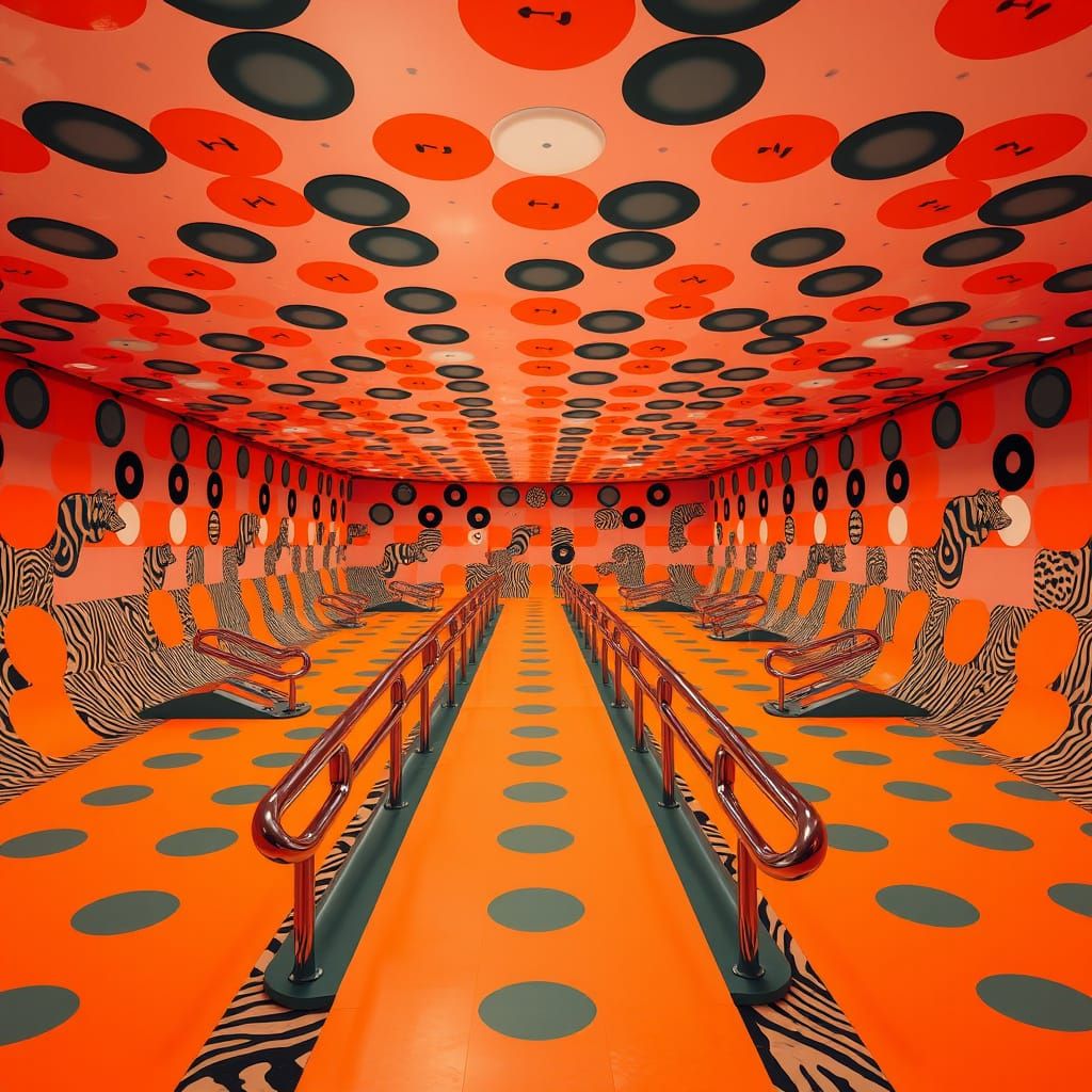 Polka Dot Skate Park with Impossible Loops