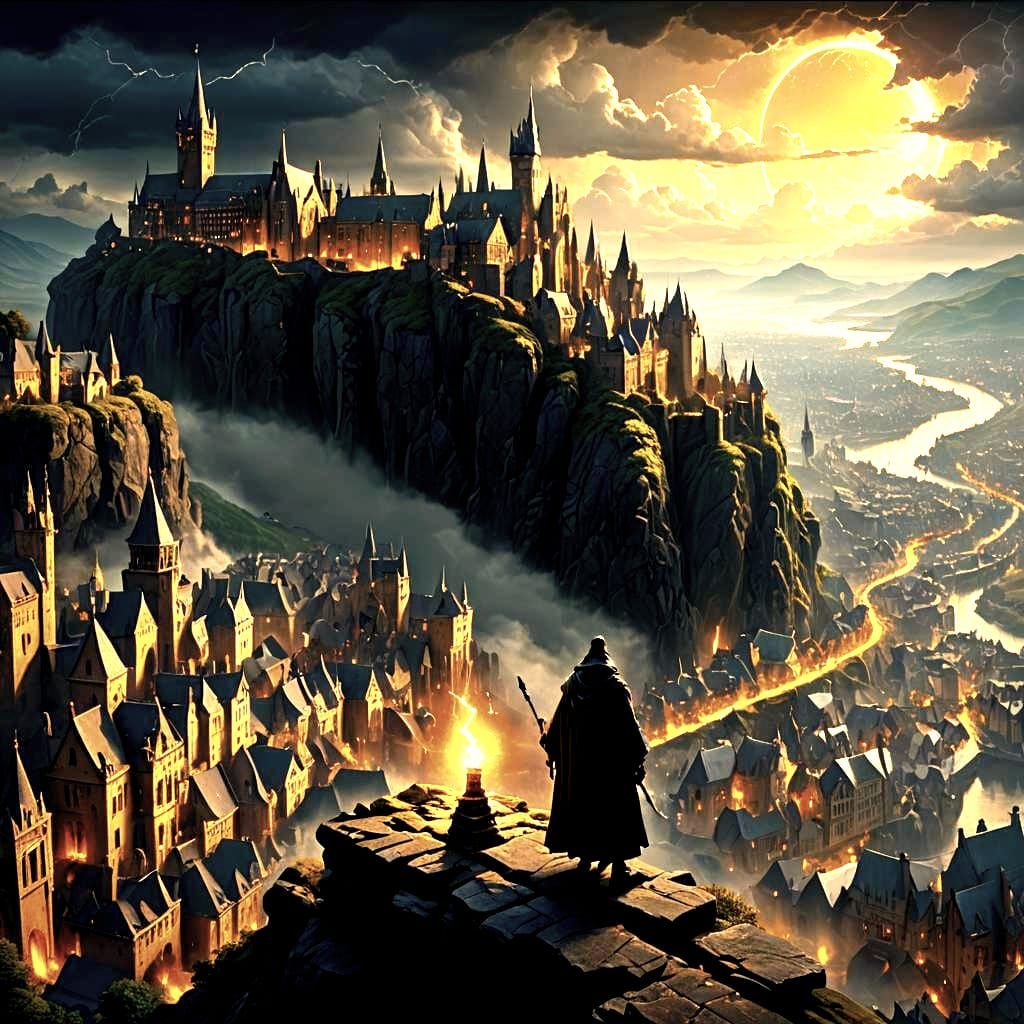 Fantastical Matte Painting in Deep Color