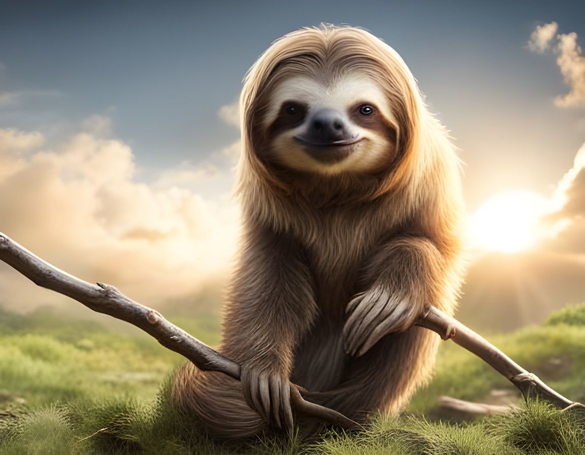 AI Image of a Sloth