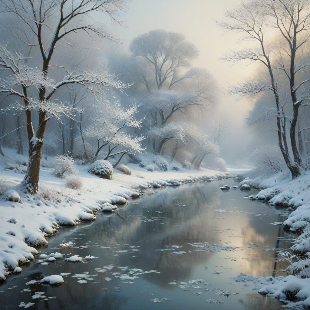 Winter Wonderland in Soft Focus