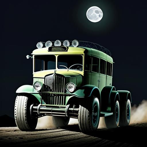 Moon Necropolis RacBad Six Wheel Racer