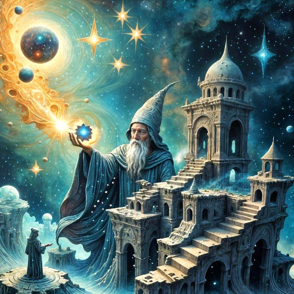 Galactic Wizard Conjures Cosmic Dreams