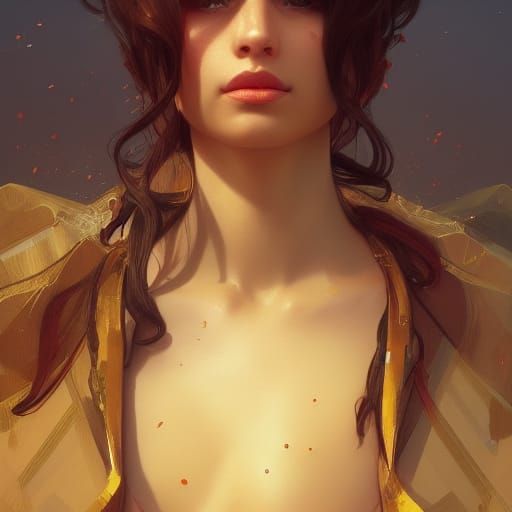 Top of the World Portrait in Artgerm Style