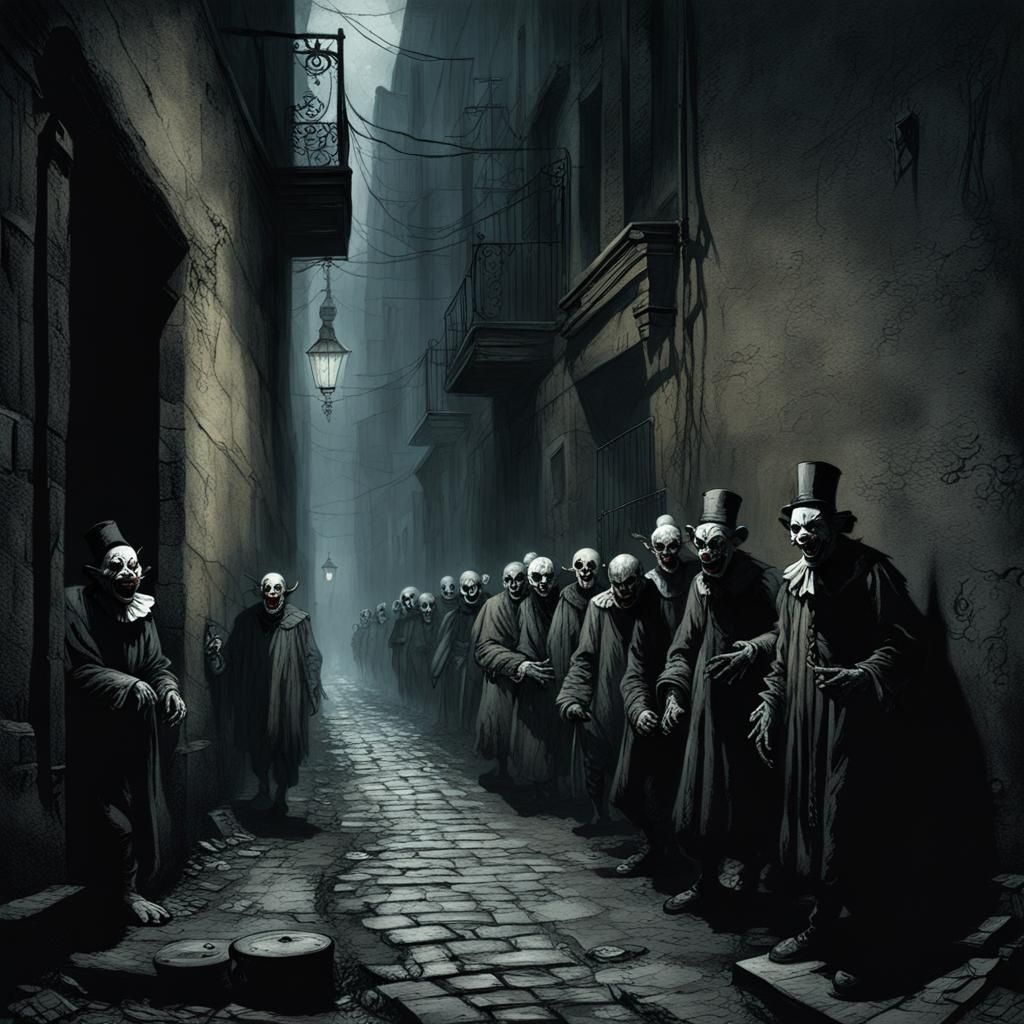 Eerie alleyway