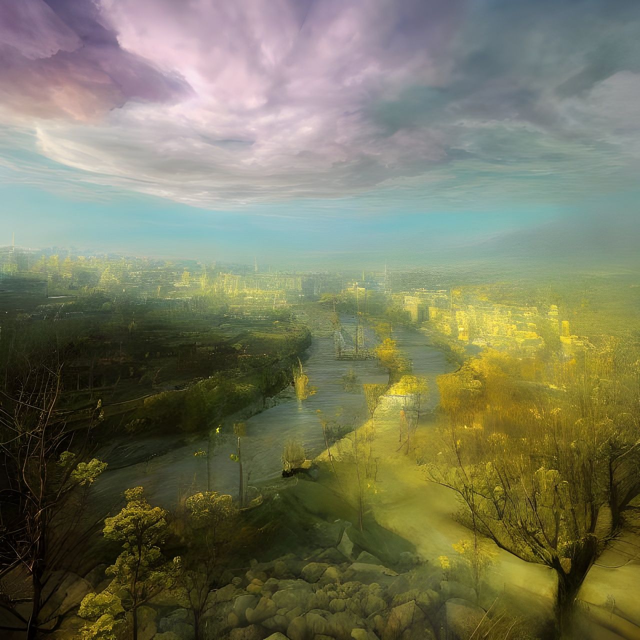 Magical Surrealism: Dreamy Ethereal Prism