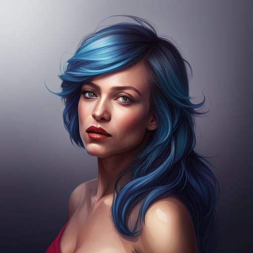 Detailed Portrait with Dynamic Lighting