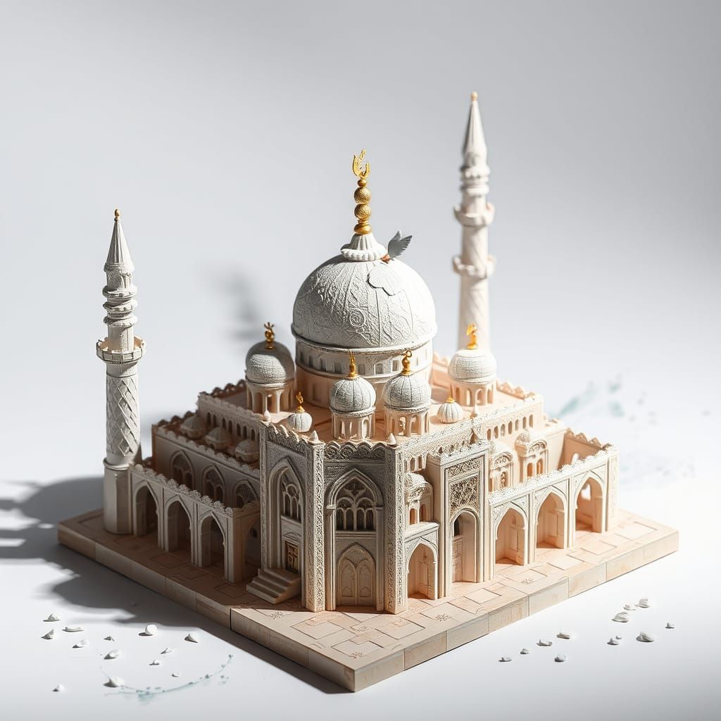 Marshmallow mosque