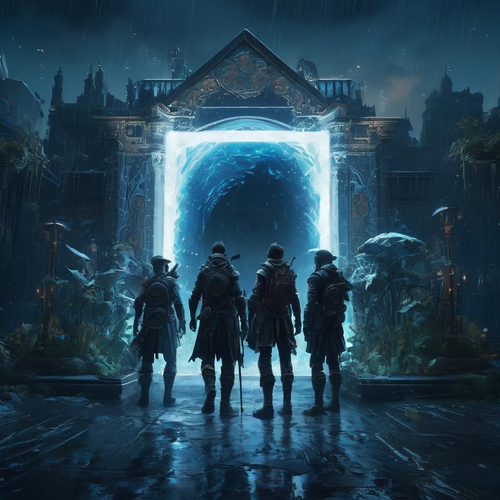 Dark Fantasy Art: Hyperdetailed Volumetric Lighting