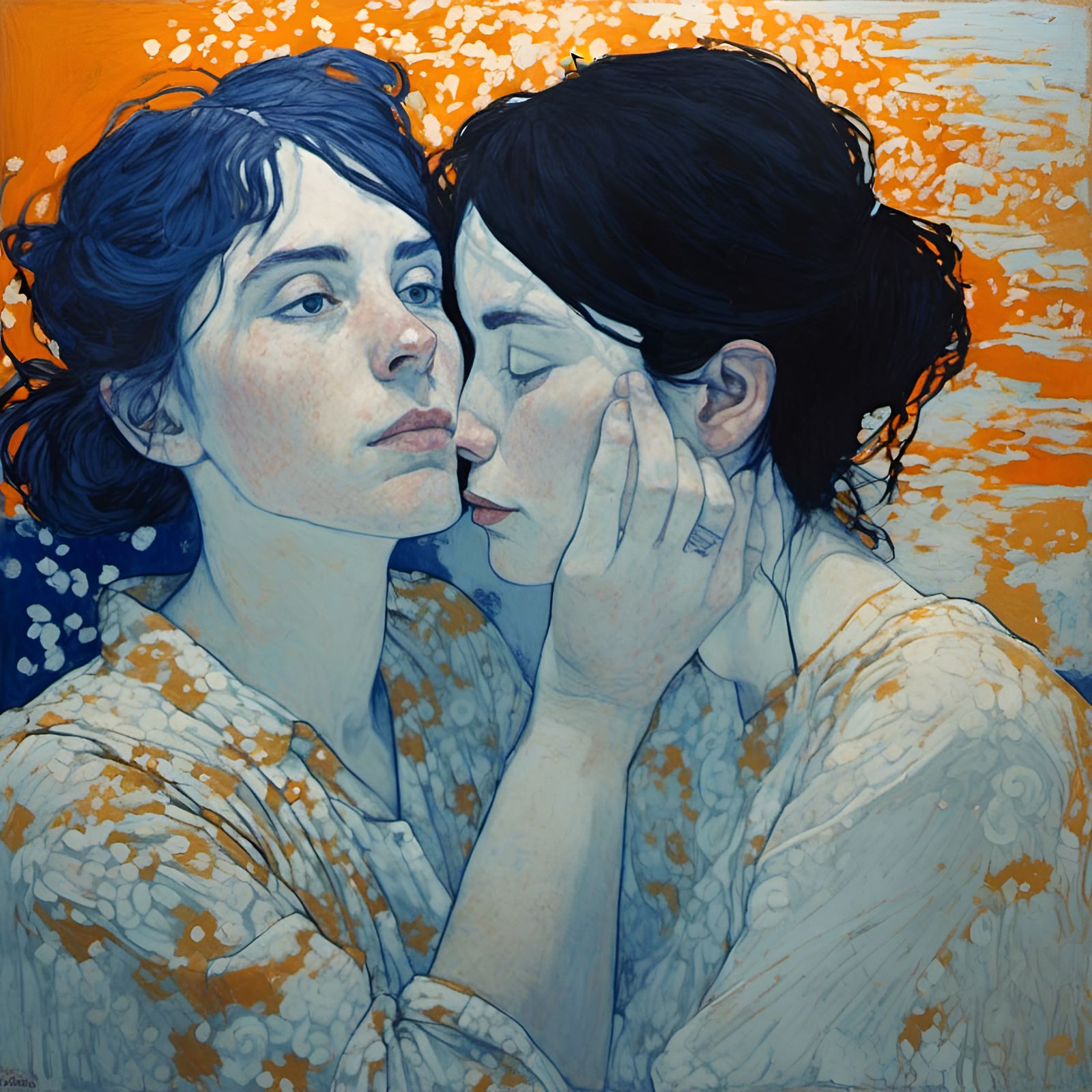 Ethereal Tonalist Portrait of a Woman