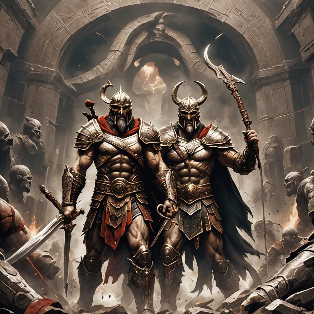 Ares, God of War, AI Generated Image