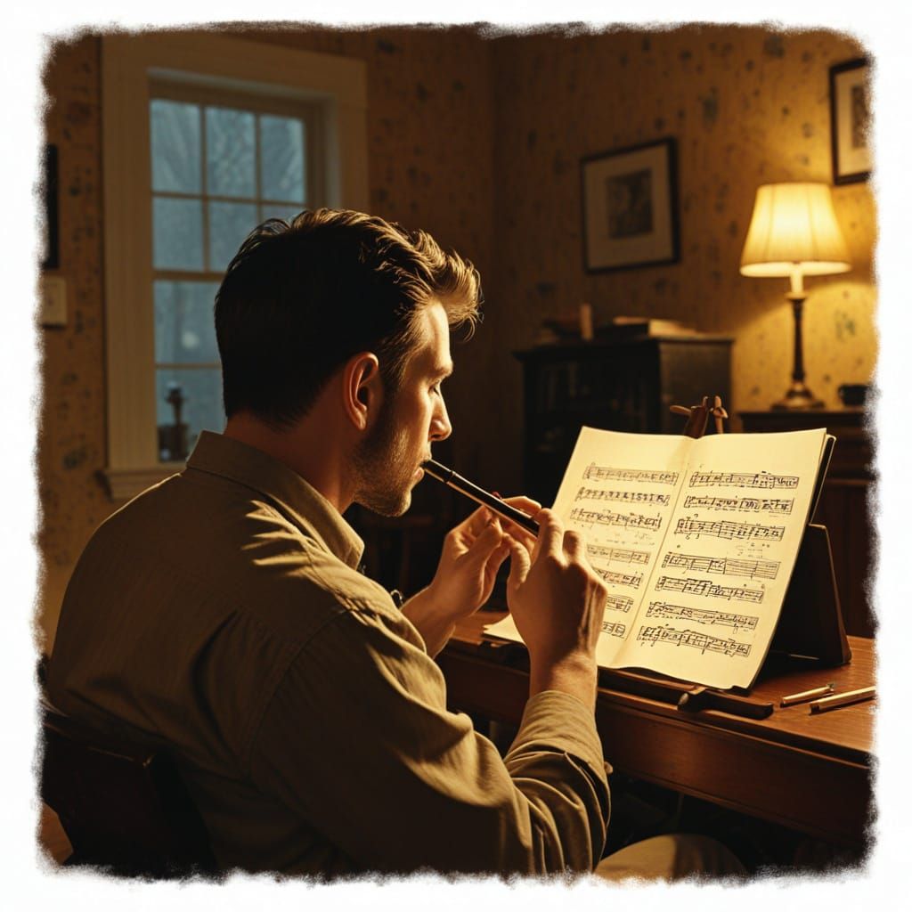 Learning to play the tin whistle