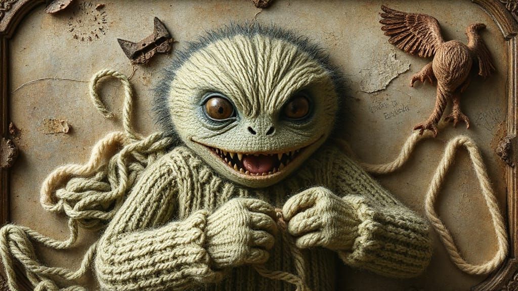 Yarn Monster Knits: A Pop Surrealist Vision