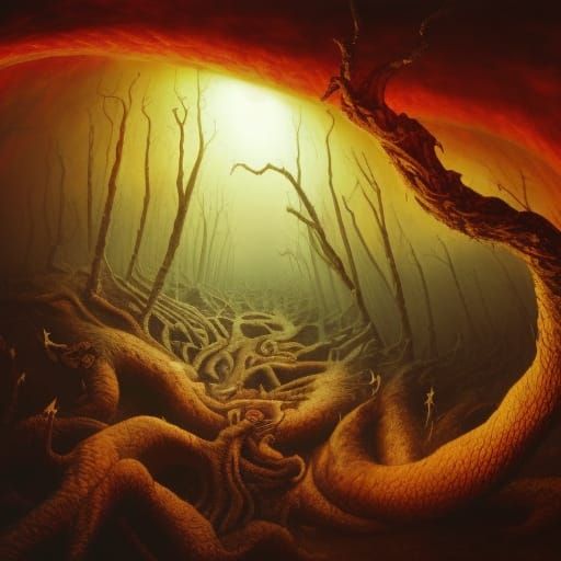 Inferno Rising: Hyperrealistic Hellscape in Unreal Engine