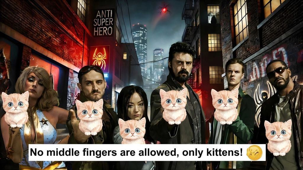 Vigilante Heroes Defy Authority in a Futuristic Cityscape