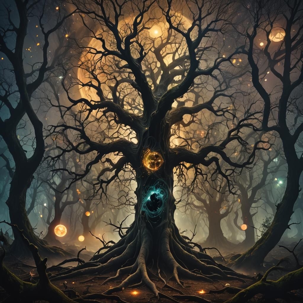 Cosmic Surrealism: Death Among Stars in Dark Forest