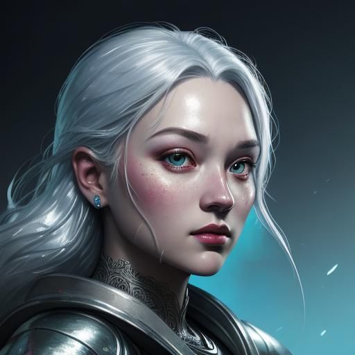 Hyperrealistic Siver Splash Art: Detailed and Dramatic