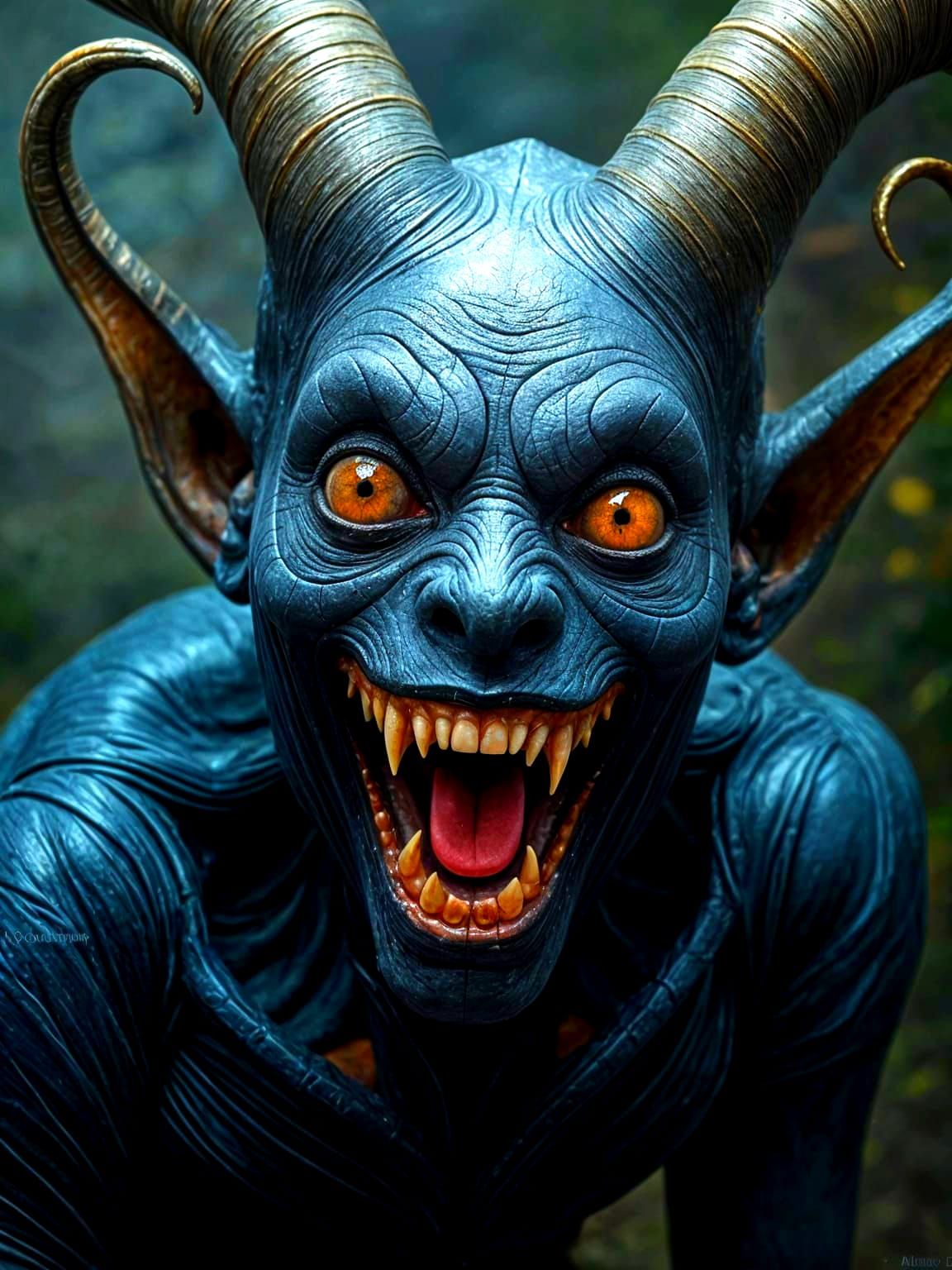 Surreal Corrupted Entity Portrait in Dutch Masters Style