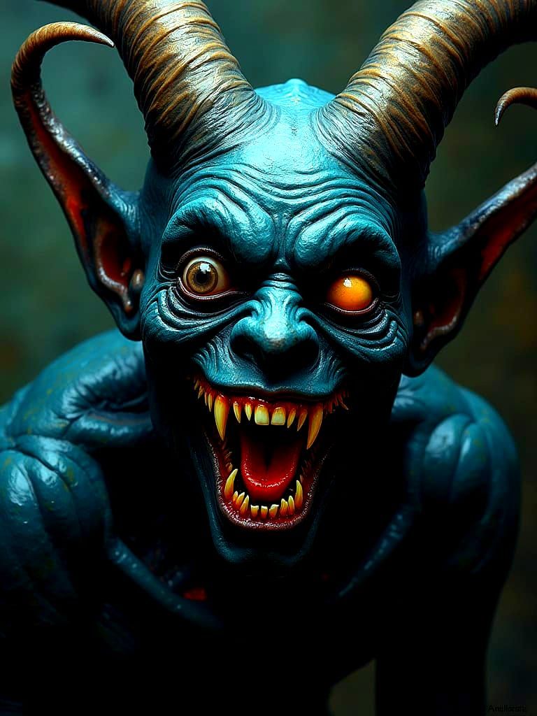 Surreal Corrupted Entity Portrait in Dutch Masters Style