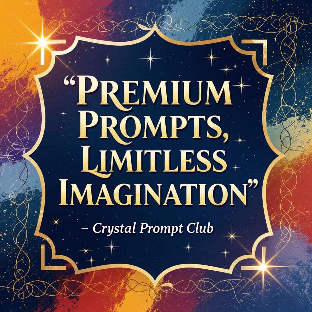 Premium Prompts Quote Post in Luxury Graffiti Style