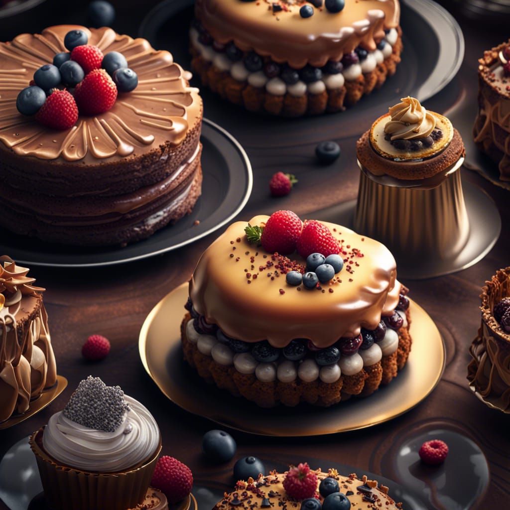 Hyperrealistic Desserts in High Definition