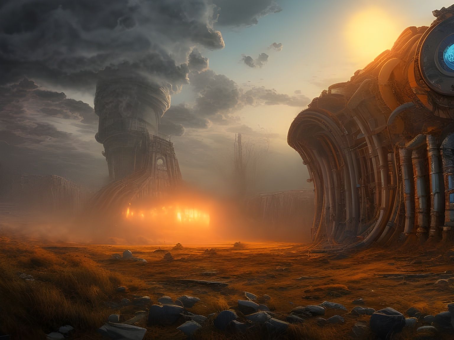 Apocalyptic Portal Machine: An Ultra-Detailed Masterpiece