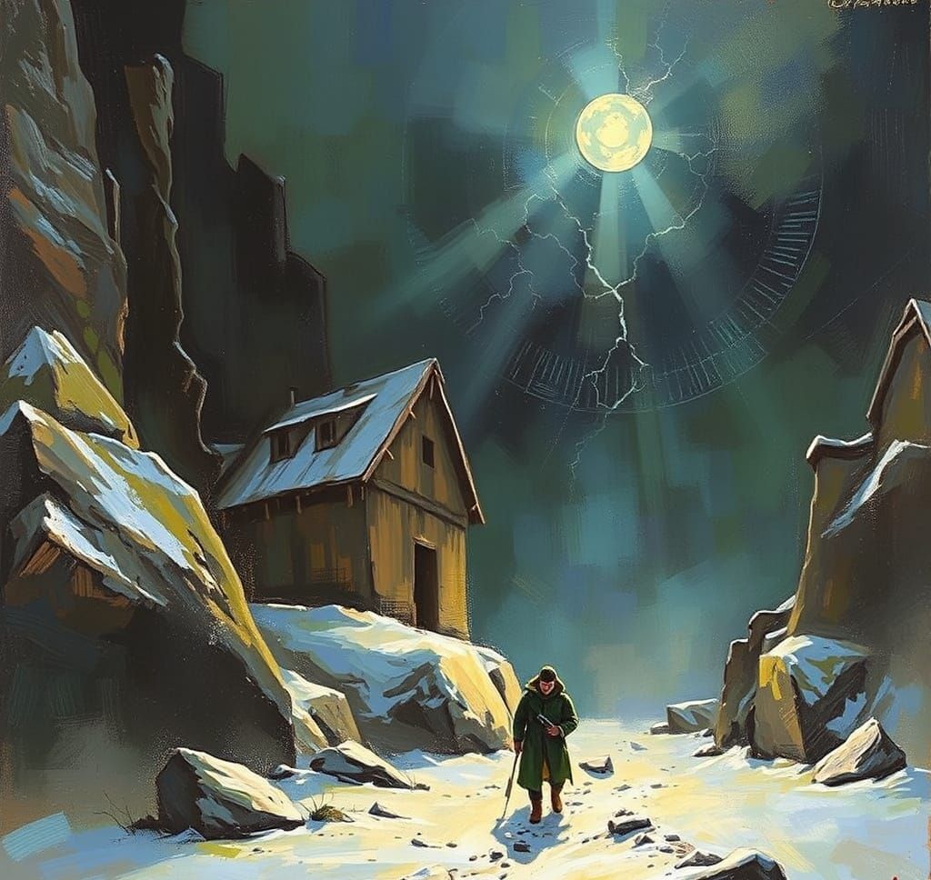 Surreal Organic Landscape Inspired by Visionary Art