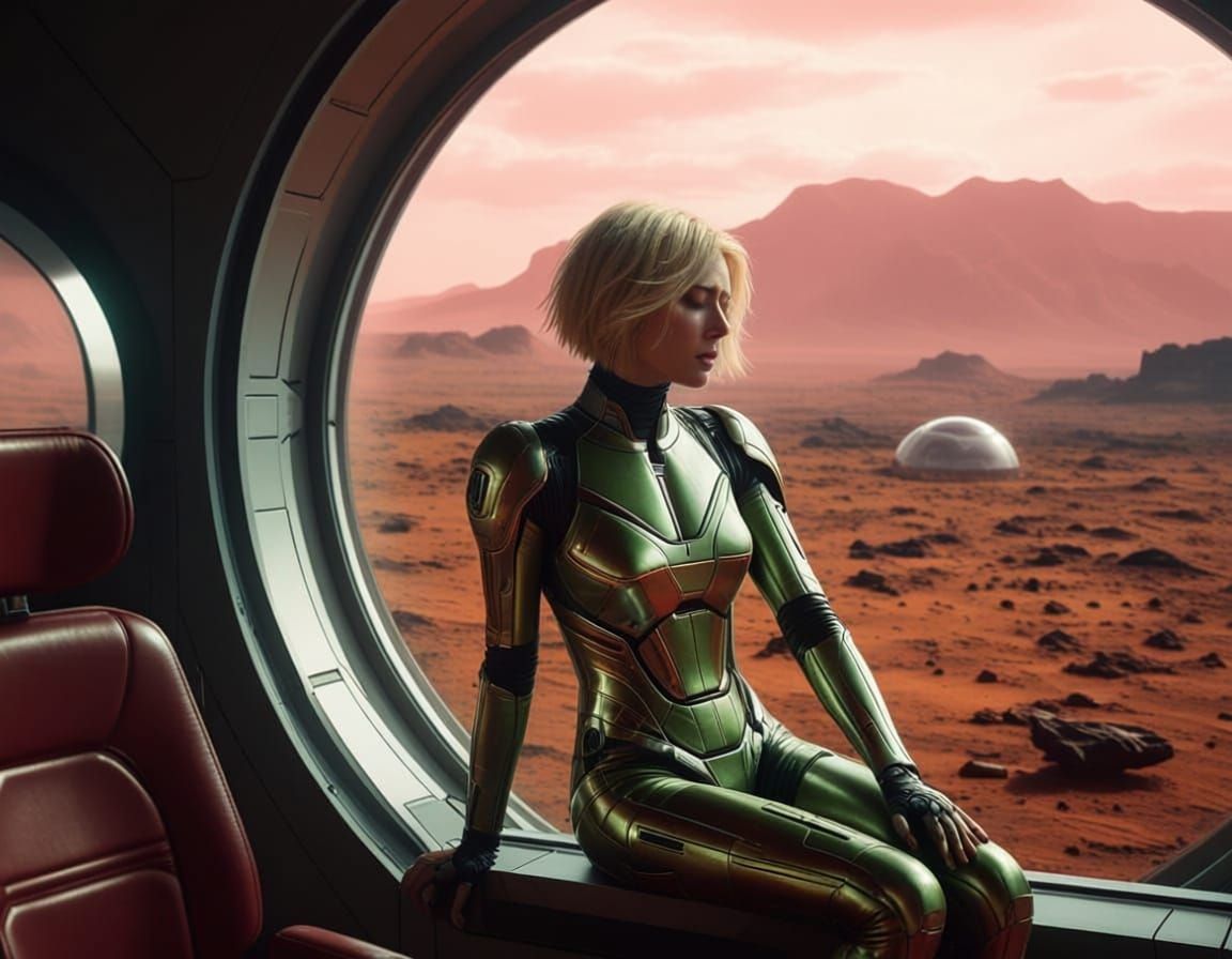 Woman Crying on Mars, Missing Earth