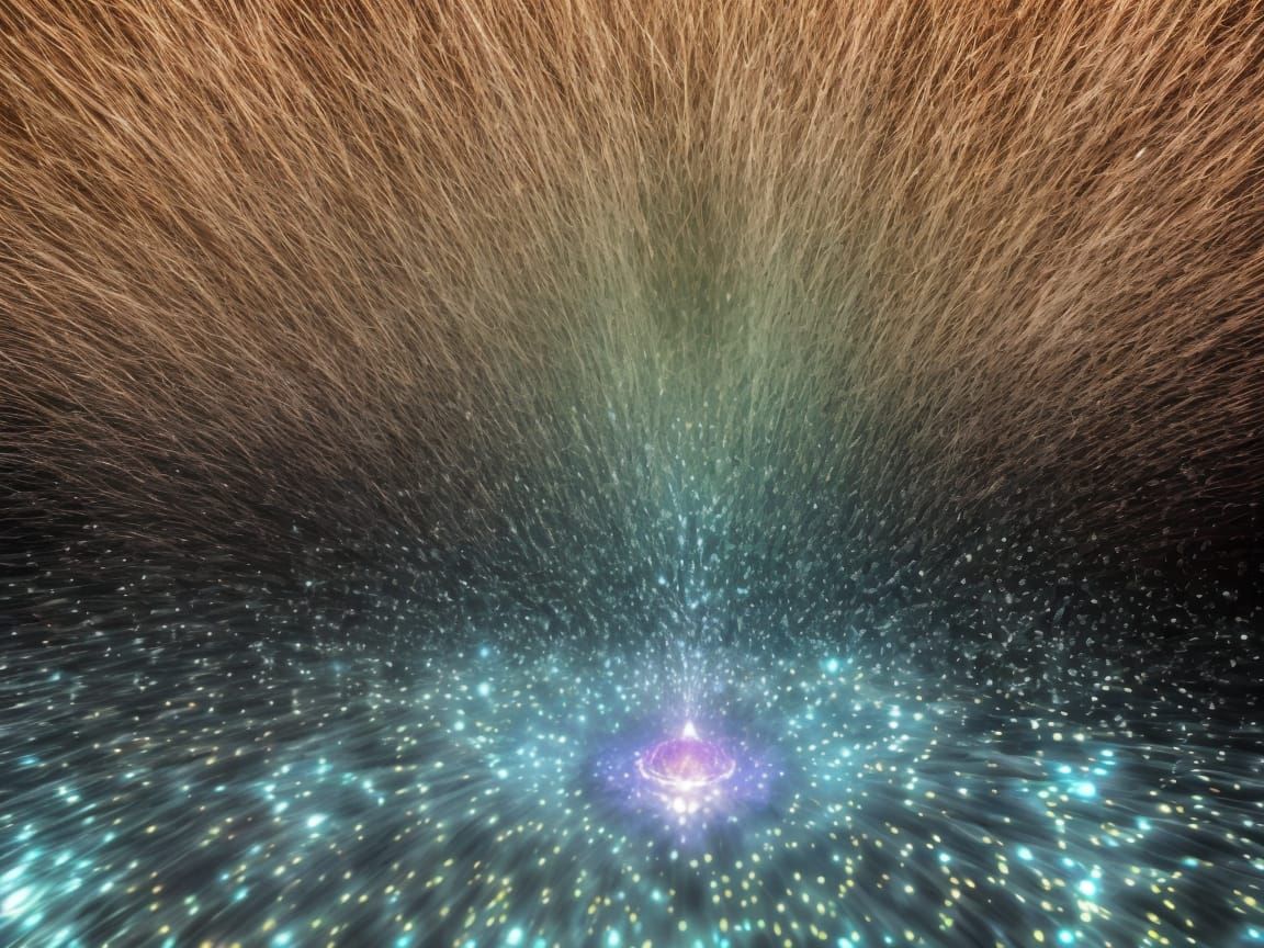 Ethereal Aura Fountain in 8K HD