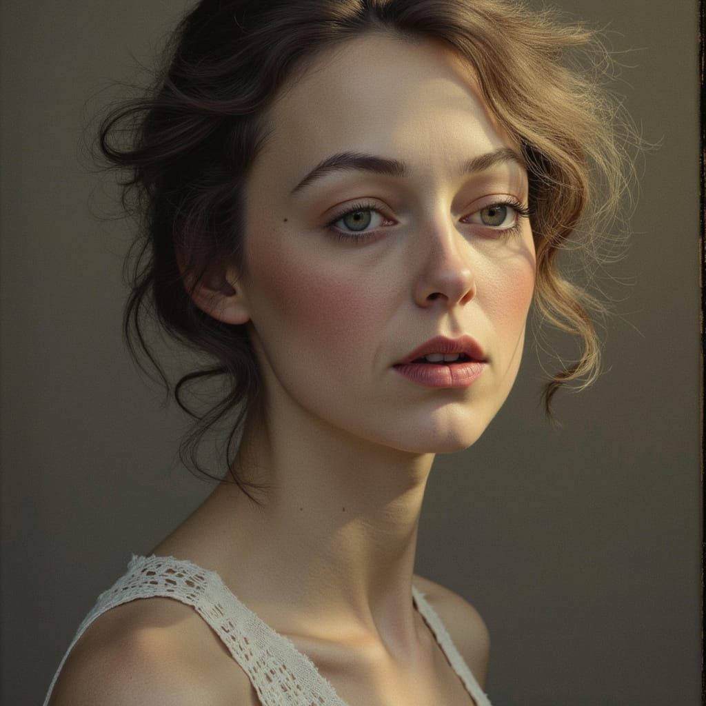 Woman Projecting Inner Self