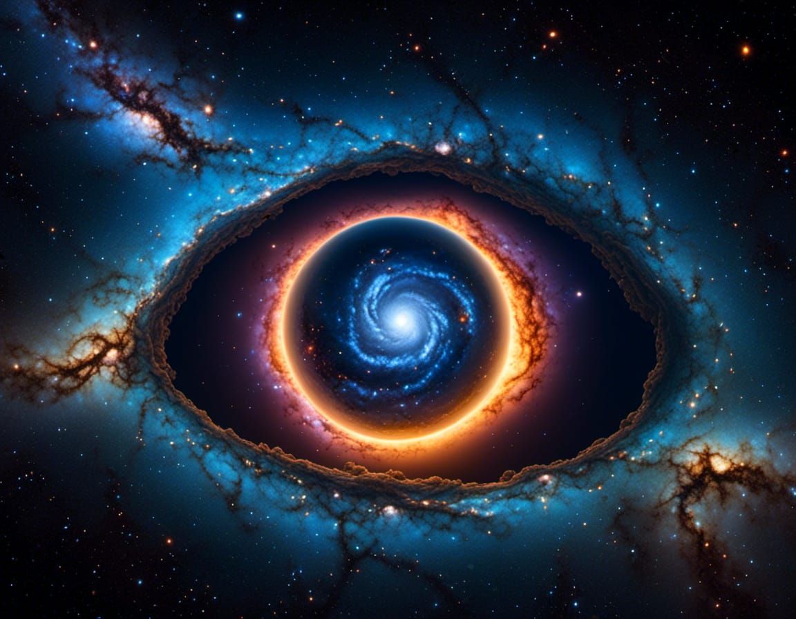 The universe with in the eye