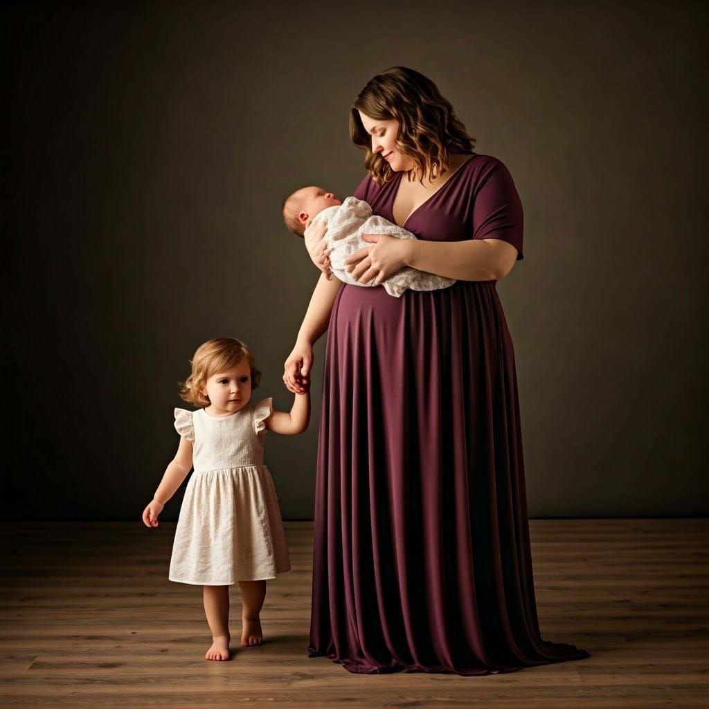 Radiant Motherhood: A Cinematic Portrait of Family