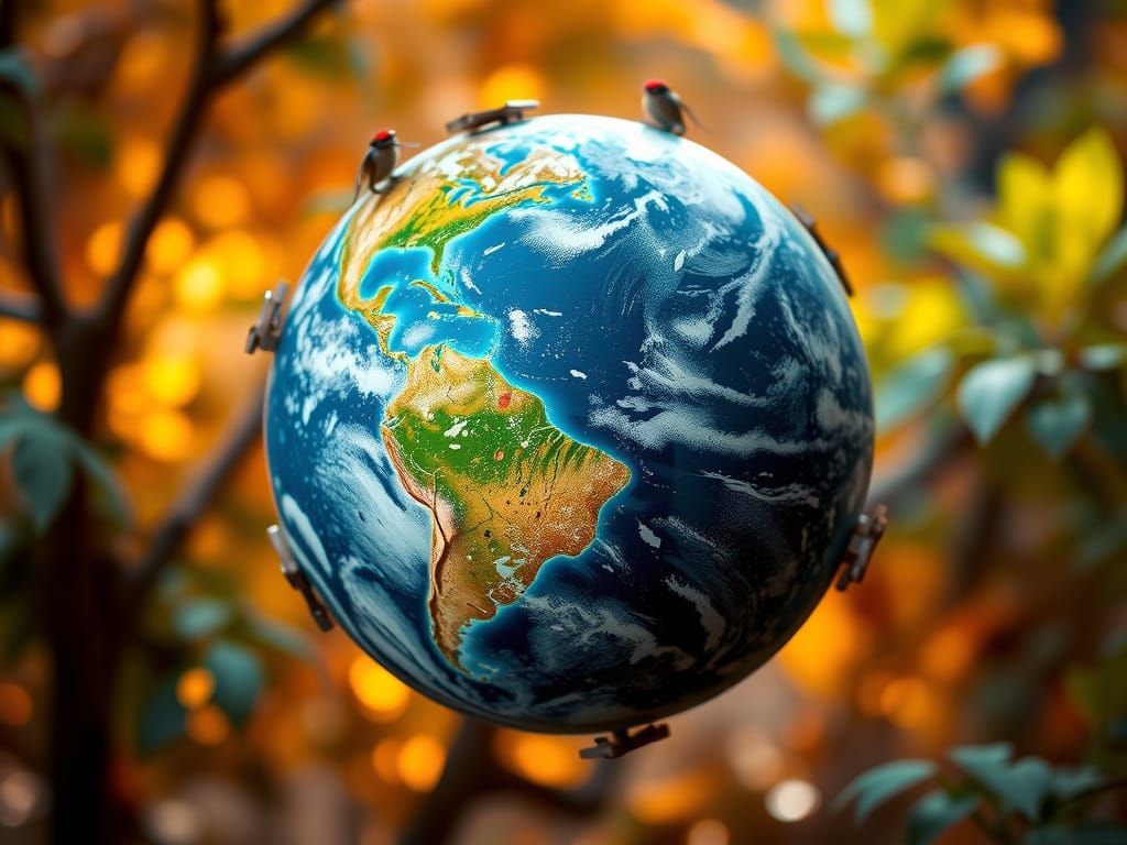 Vibrant Planet Earth: Teeming with Life and Beauty