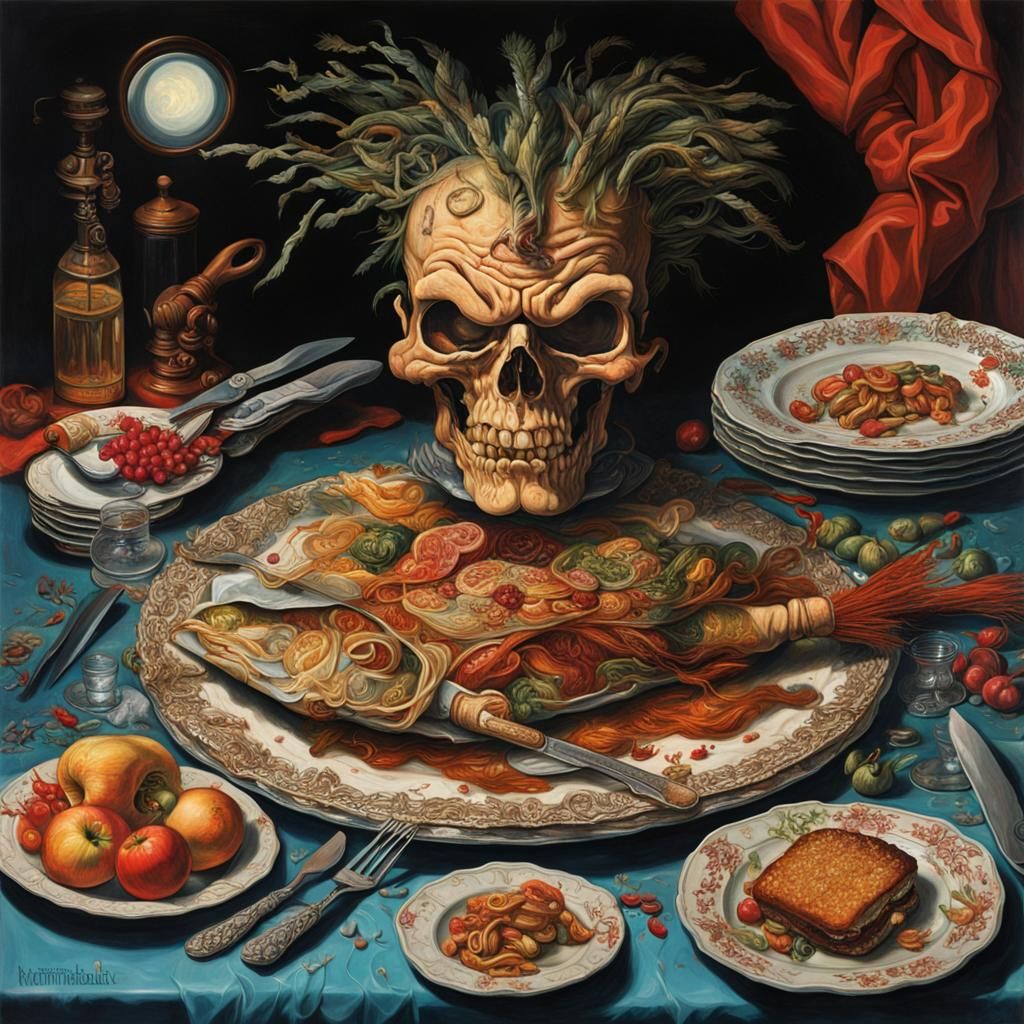 Disturbing 80s Style Magazine Cover in Neo-Noir