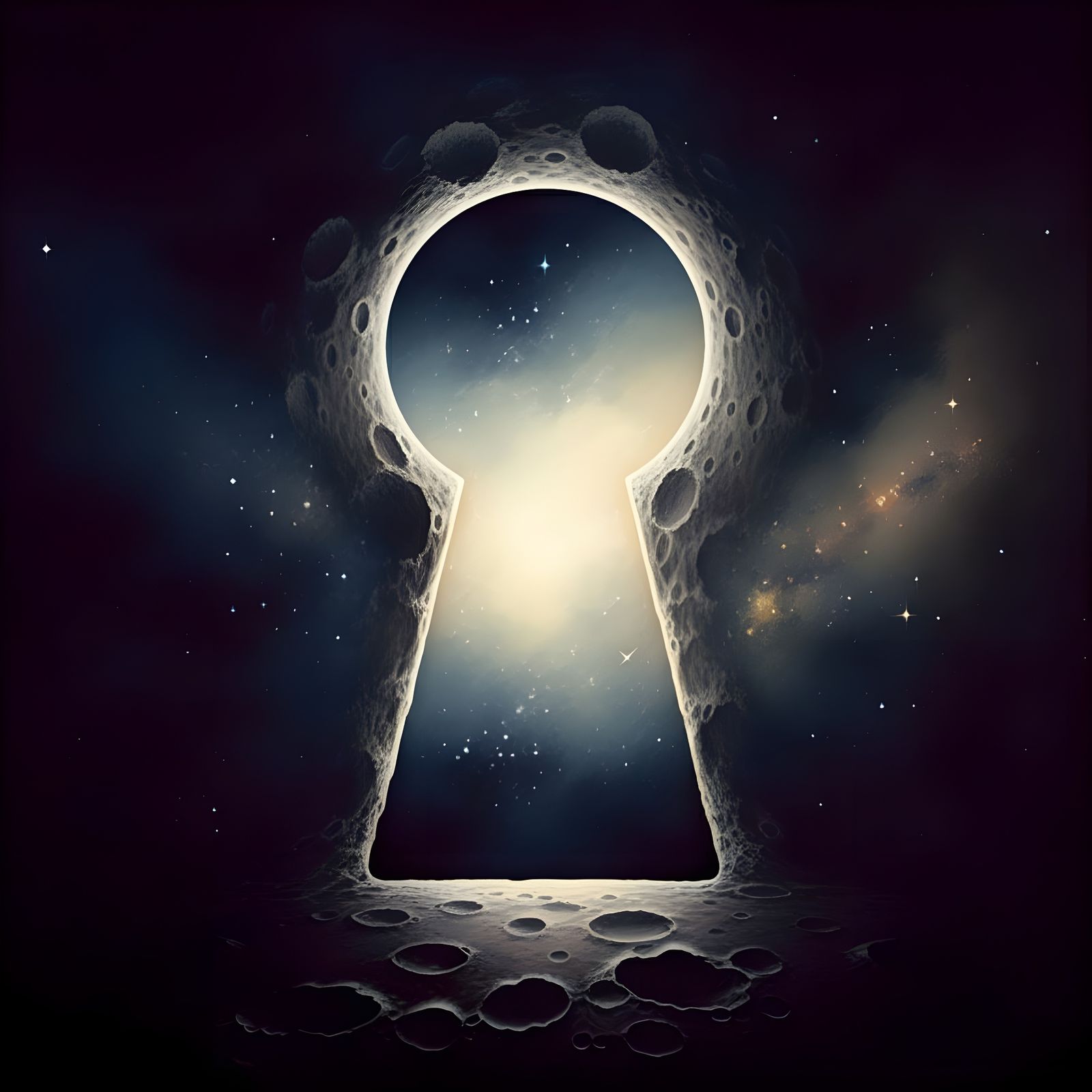 Keyway Bores Through the Lunar Surface