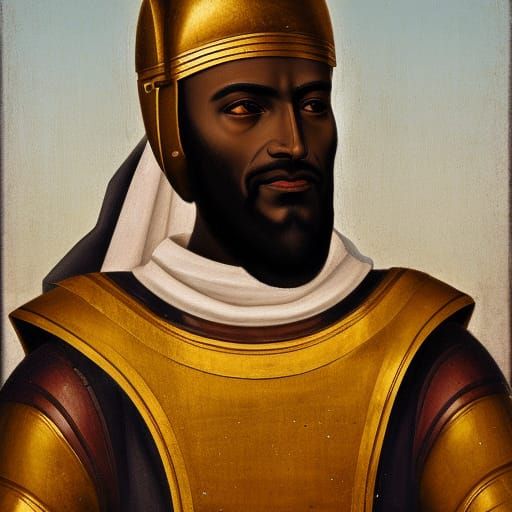 Saladin Neoclassical Portrait: A Noble Depiction