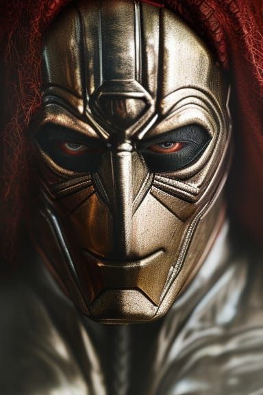 Hyperrealistic Broly Portrait with Shadow Depth