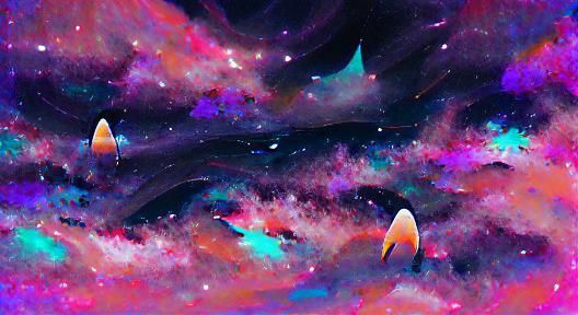 AI Generated Image of Deep Space